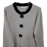 giacca bicolor bottoni fiore A26IMP03065 GRIGIO MARICLA 