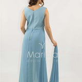 tuta con scollo paiette SH910TU POLVERE SHARON 