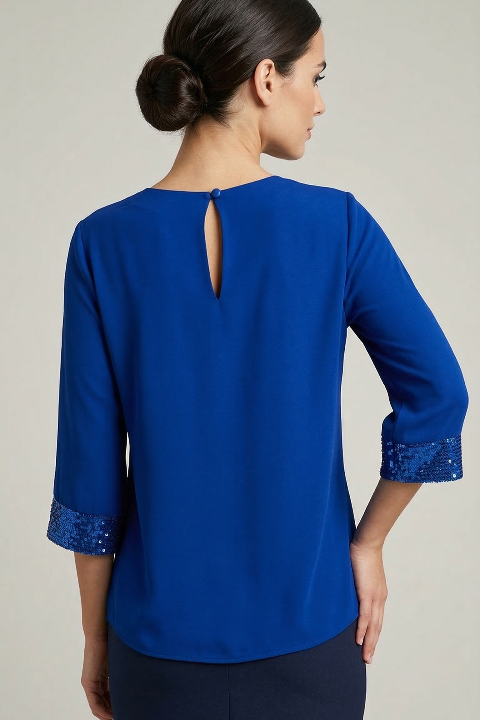 Blusa Elegante con Polsini in Paillettes FFSUSY ROYAL MARICLA 