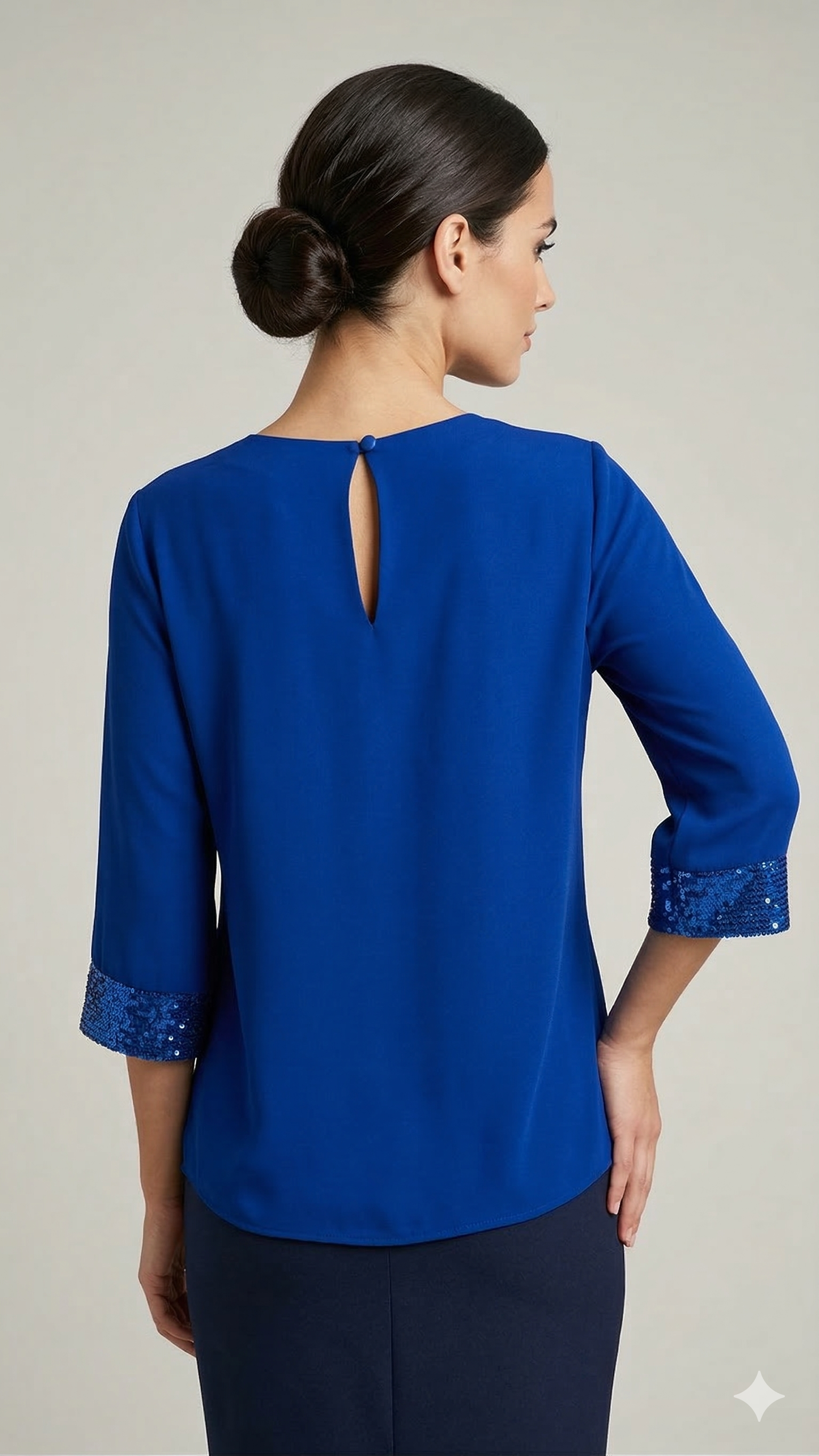 Blusa Elegante con Polsini in Paillettes FFSUSY ROYAL MARICLA 