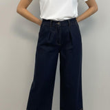 Pantalone palazzo jogger LIN402 DENIM MARICLA 