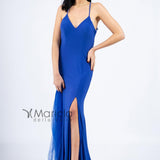 Abito lungo con pizzo JC34346 ROYAL MARICLA ELEGANCE 
