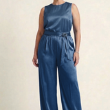 Pantalone con fusciacca a gioiello LIB26231 INDACO MARICLA 
