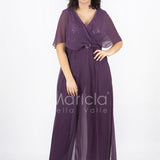 tuta corpetto paiette JC35041 UVA MARICLA ELEGANCE 