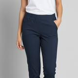 pantalone elastico CF16020P26 BLU CARLA FERRONI 