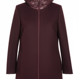 Giaccone in panno con cappuccio MEGAN AMARONE MARICLA 