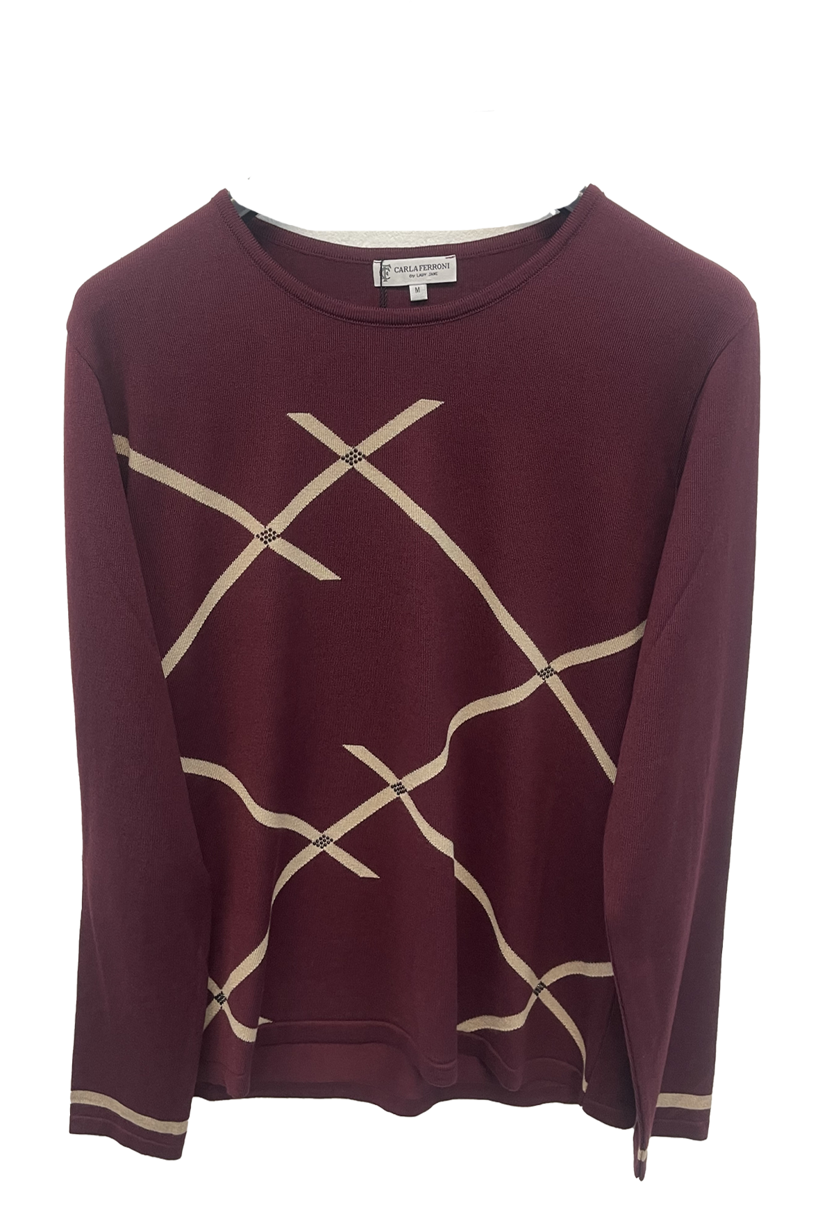 maglia rombi CF26346 AMARONE CARLA FERRONI 