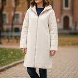 giaccone panno e piumino AZ66P PANNA MARICLA 