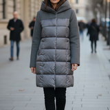 giaccone piumino e panno AZ79P GRIGIO MARICLA 