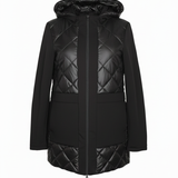 giaccone trapunta e spalmato ALBERA NERO MARICLA 