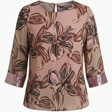 casacca fantasia con fasce paiette FFFAUSTA ROSA MARICLA 