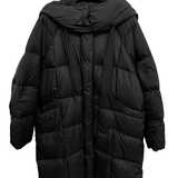 Giaccone piumino lungo oversize AZ6980 NERO MARICLA 