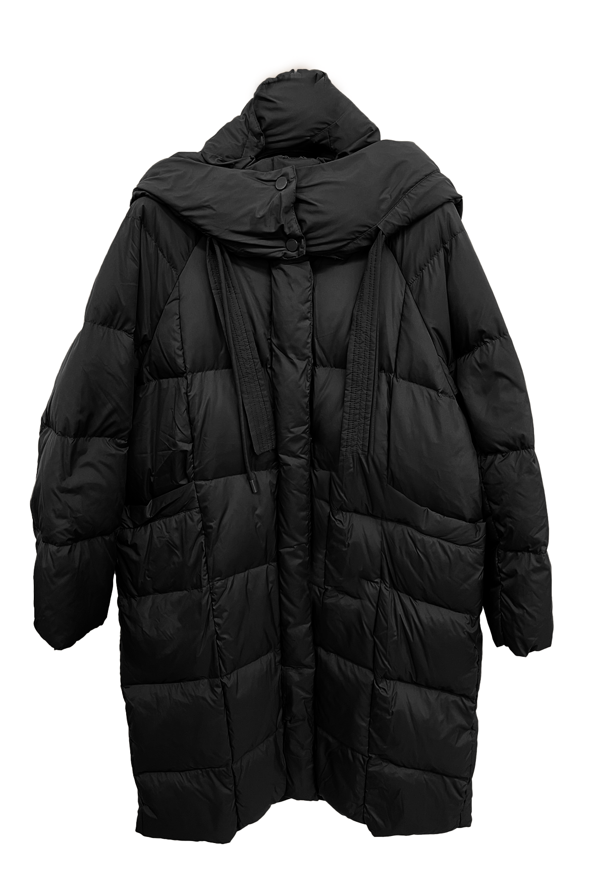 Giaccone piumino lungo oversize AZ6980 NERO MARICLA 