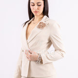 Completo Tailleur doppio Petto AD00499 NUDE MARICLA 