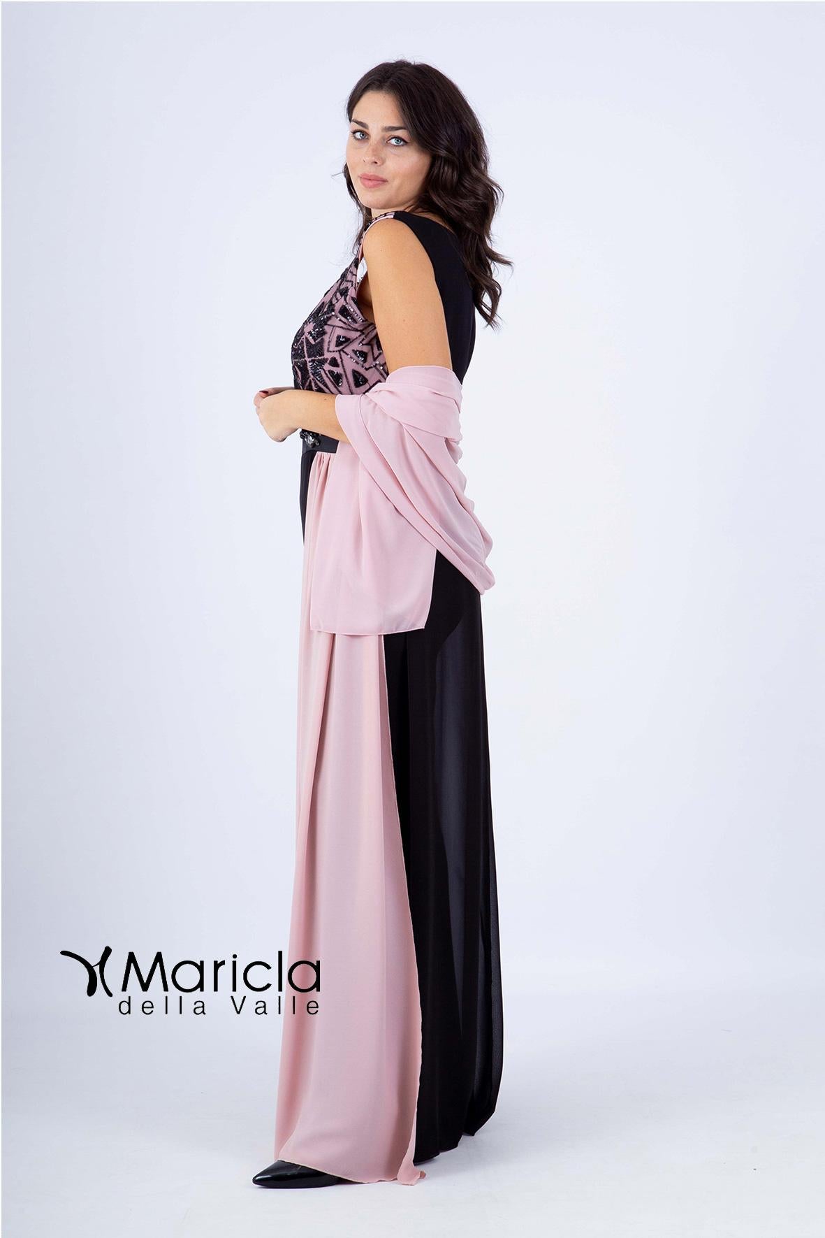 ricamo bicolore PF114 ROSA PAOLA FORTI 