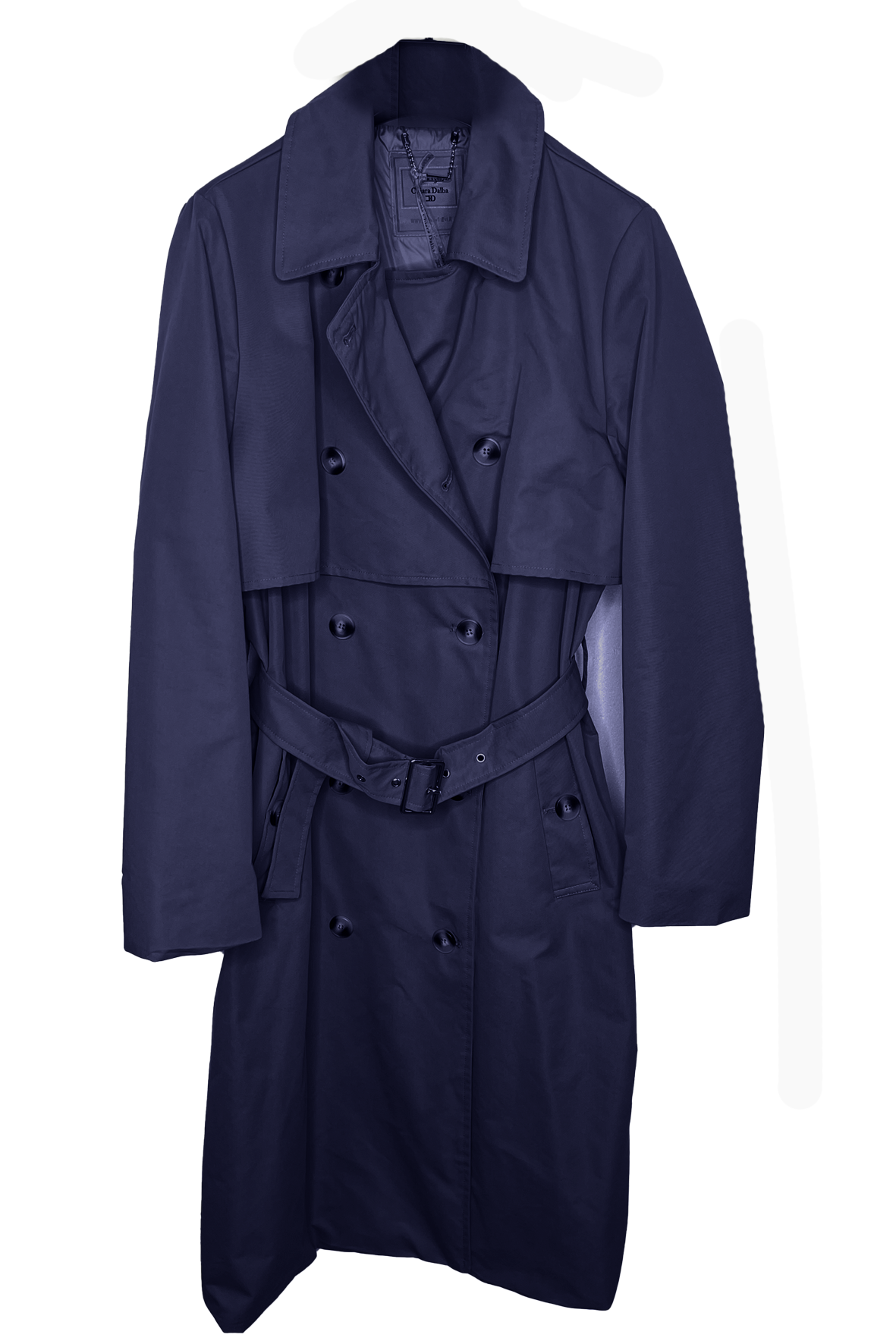 trench CD1037 BLU CHIARA 