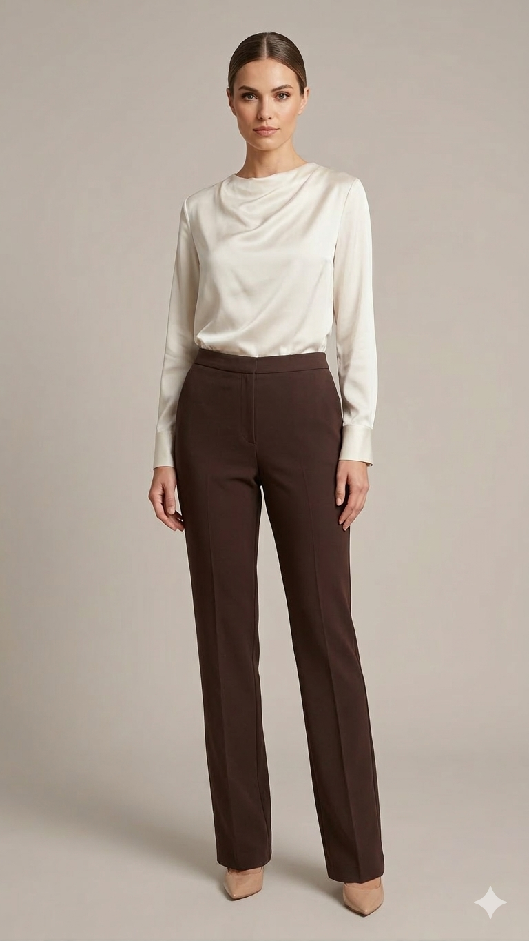 pantalone fluido ROSANNA MORO MARICLA 