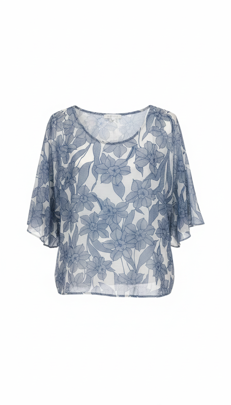 Blusa a Fiori GR1958 POLVERE MARICLA 