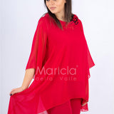 Completo pantalone e casacca PF411 FUXIA PAOLA FORTI 