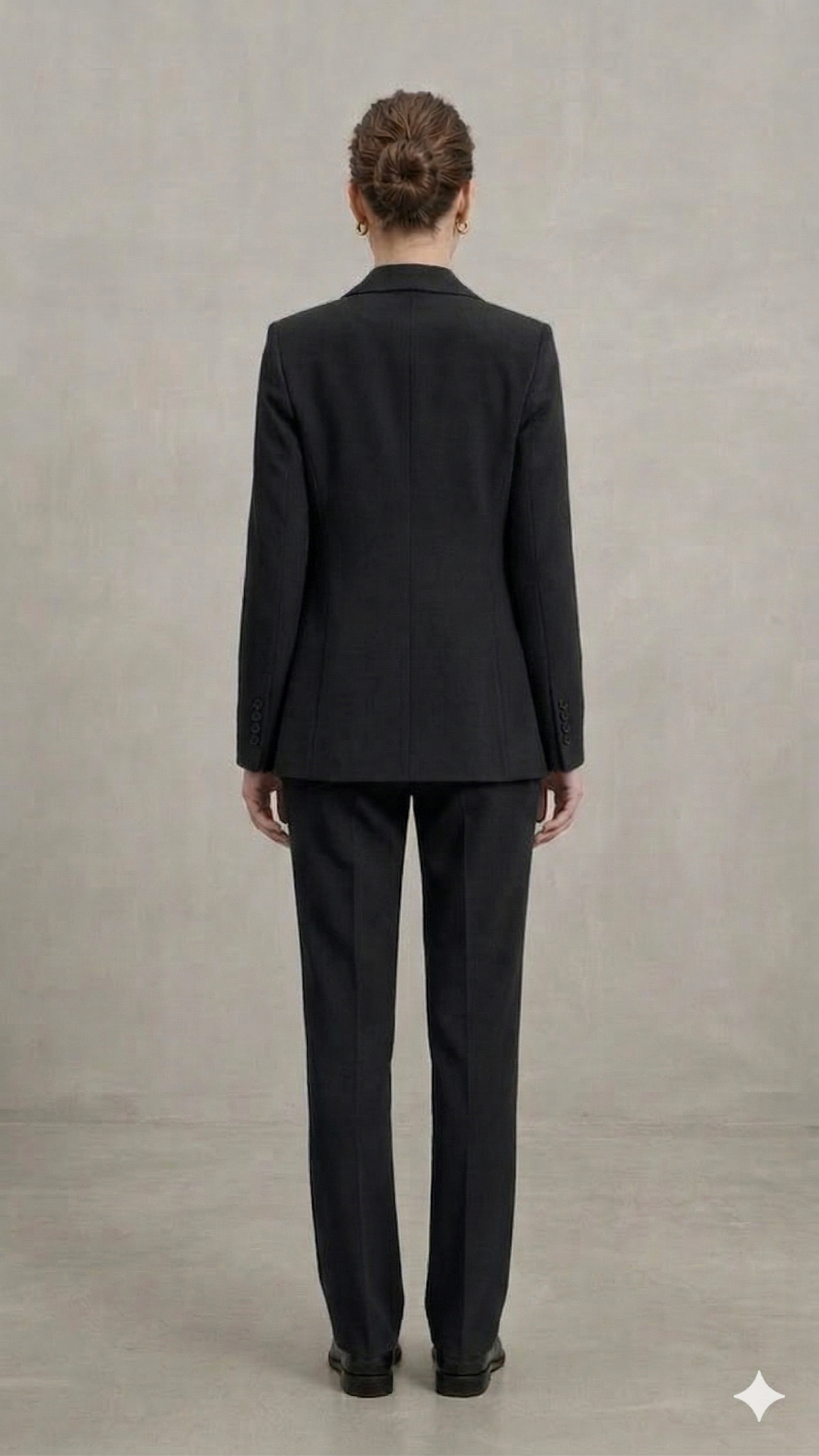 Completo 3 pezzi con gilet AD10101 NERO MARICLA 