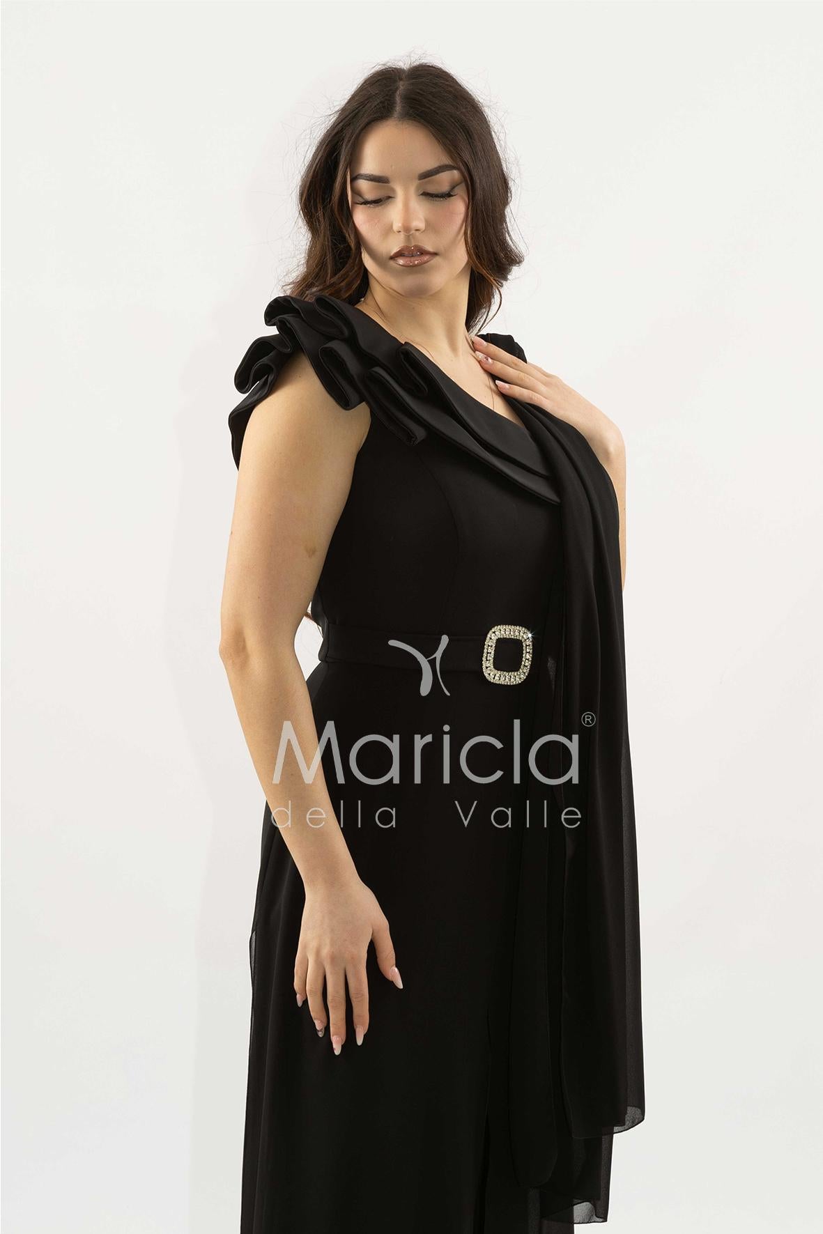 tuta monospalla rouche SH903TU NERO SHARON 