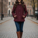 Giaccone medio in panno con cappuccio ARCIERE AMARONE MARICLA 