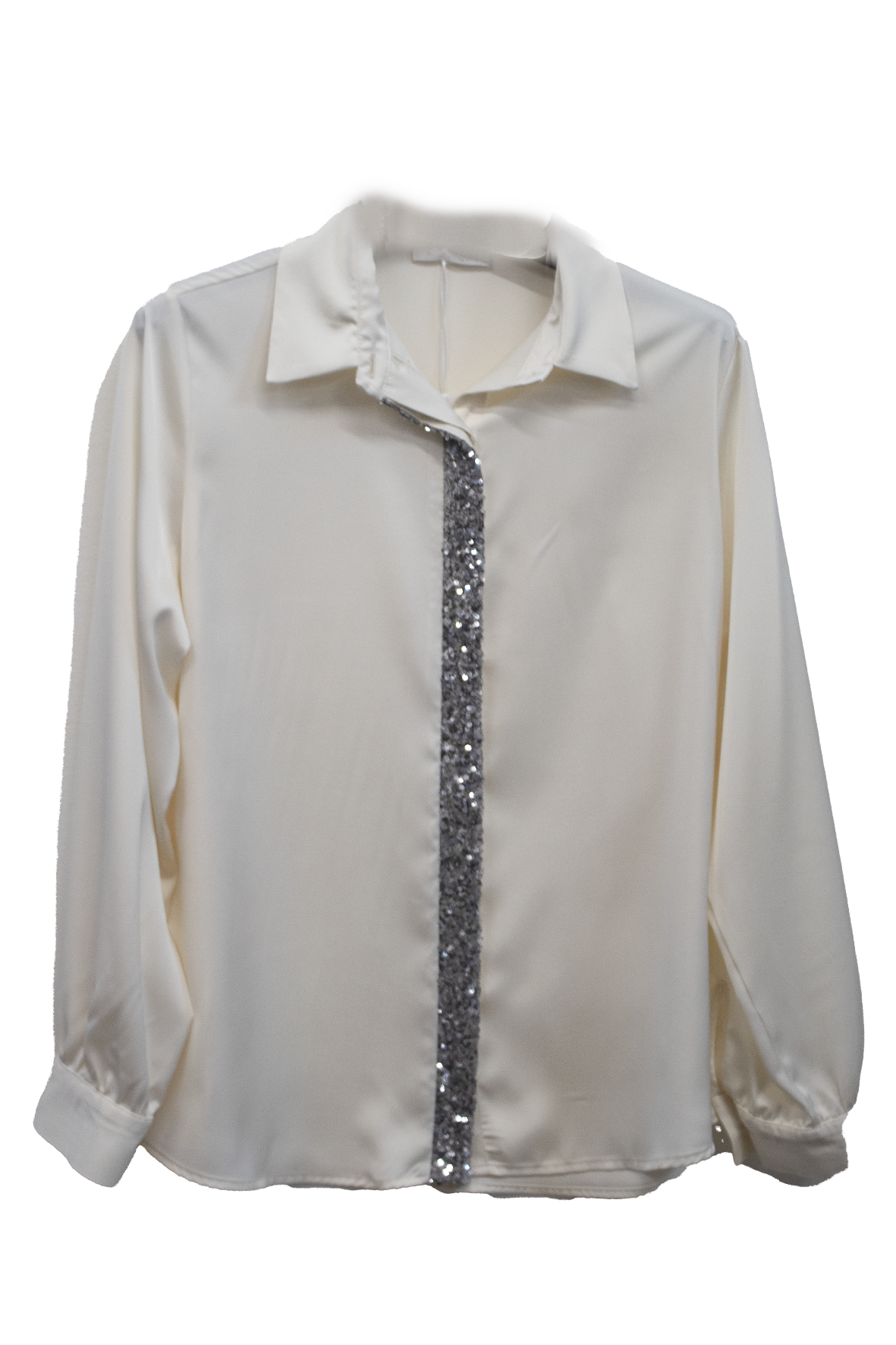 camicia strass ROMI2360P25 PANNA MARICLA 