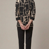 tailleur 3 pz giacca fantasia GRILLO NERO MARICLA 