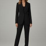 tailleur ricamo manica LH315 NERO LUDOVICA HASSLER 