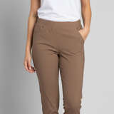 pantalone elastico CF16020P26 BEIGE CARLA FERRONI 