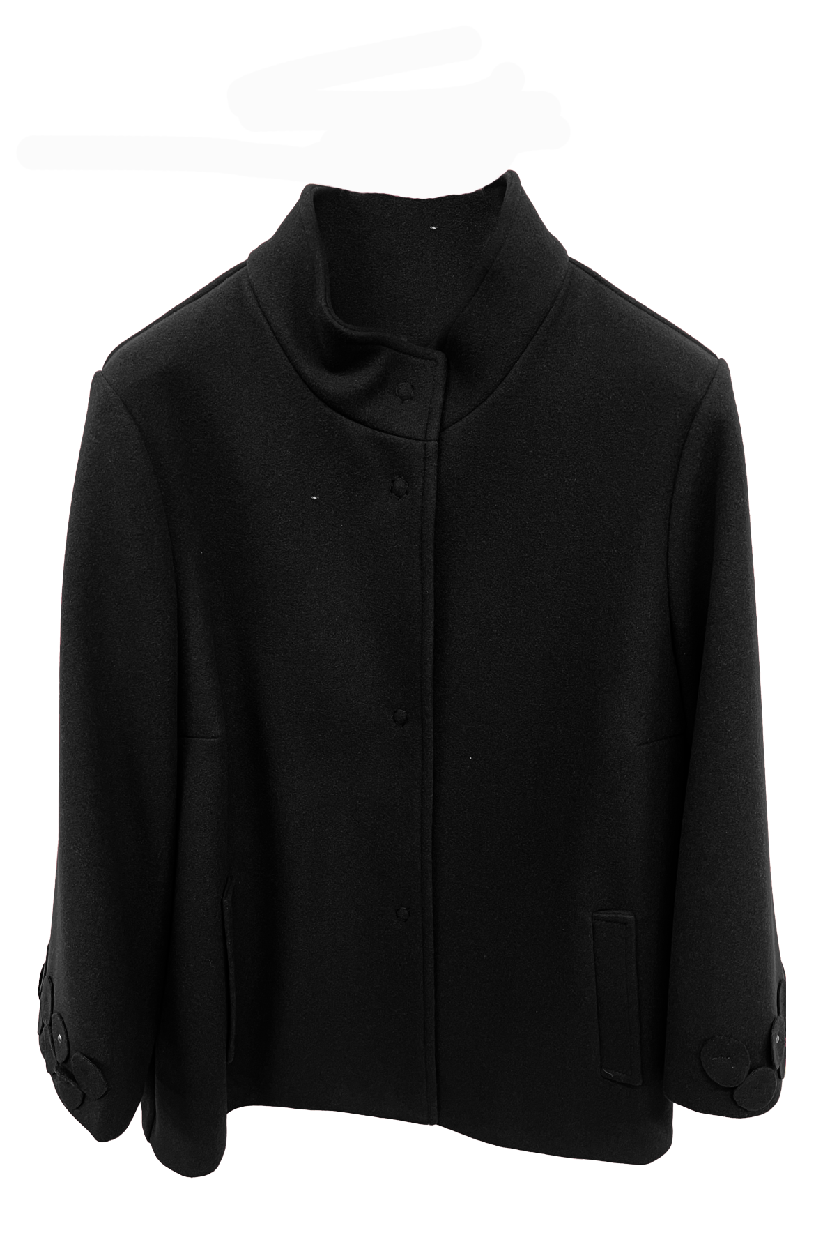 Giaccone con roselline VIRGINIA NERO MARICLA 