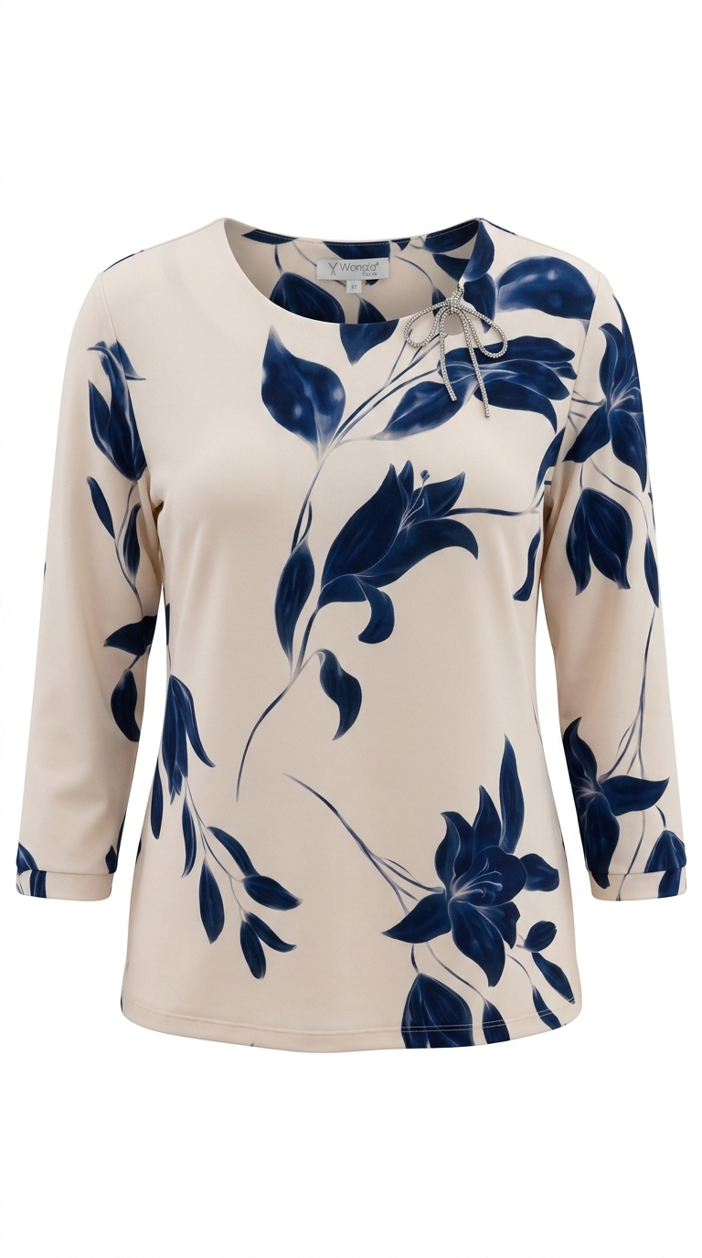 casacca fantasia DB10967 BLU MARICLA 