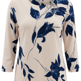 casacca fantasia DB10967 BLU MARICLA 