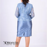 tubino con giacca ric. AD208 POLVERE MARICLA ELEGANCE 