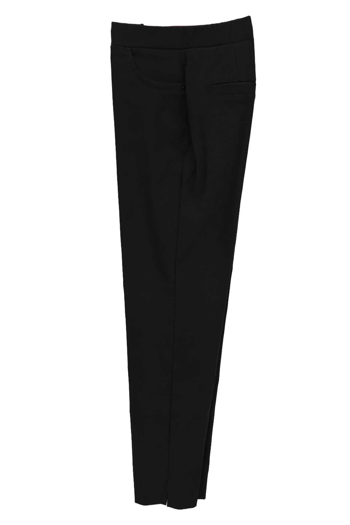 Pantalone elasticizzato CF16224 NERO CARLA FERRONI 