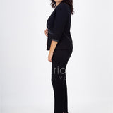 tailleur 3pz ricamo PF400TP NERO/CIPRIA PAOLA FORTI 