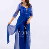 tuta manica 3/4 pizzo SH603 ROYAL SHARON 