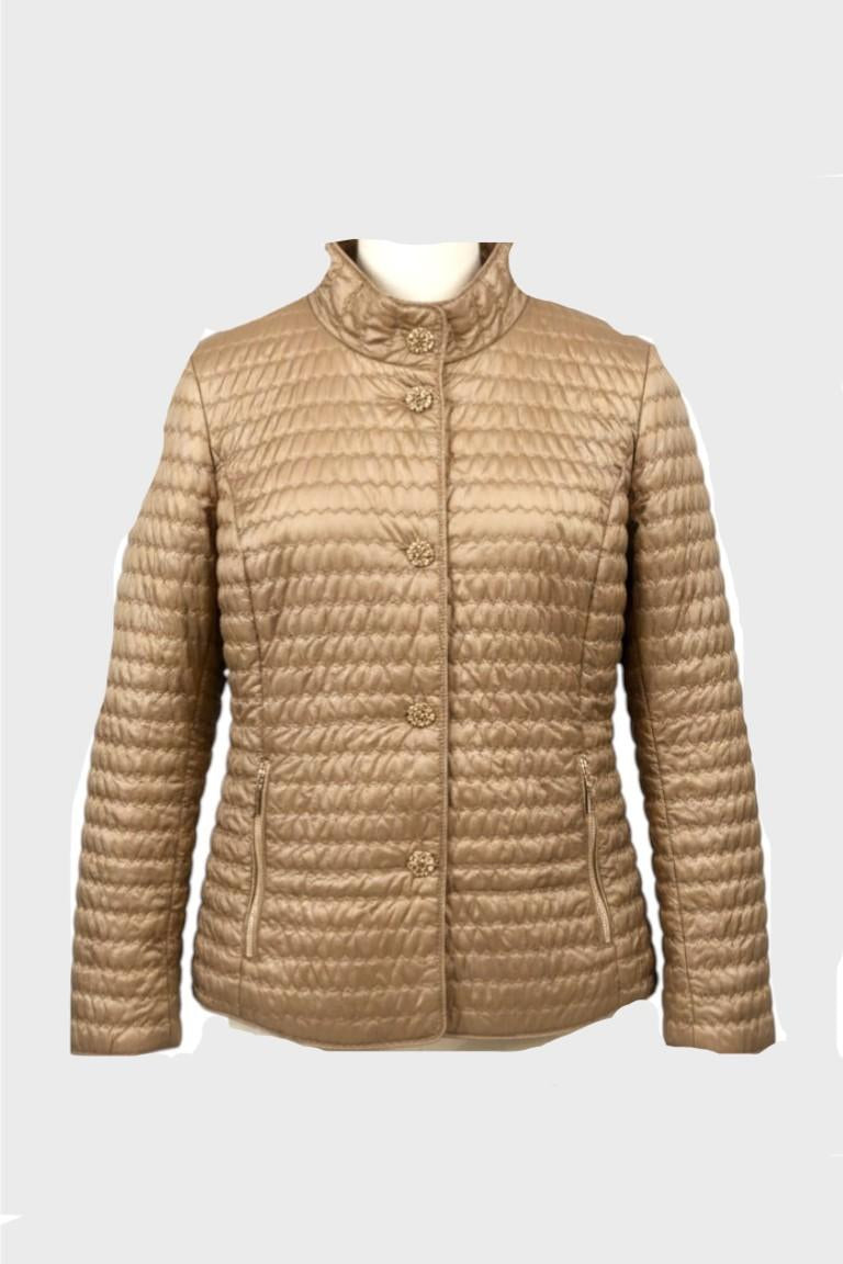 Piumino Light con Texture Diamante ADELE TABACCO MARICLA 