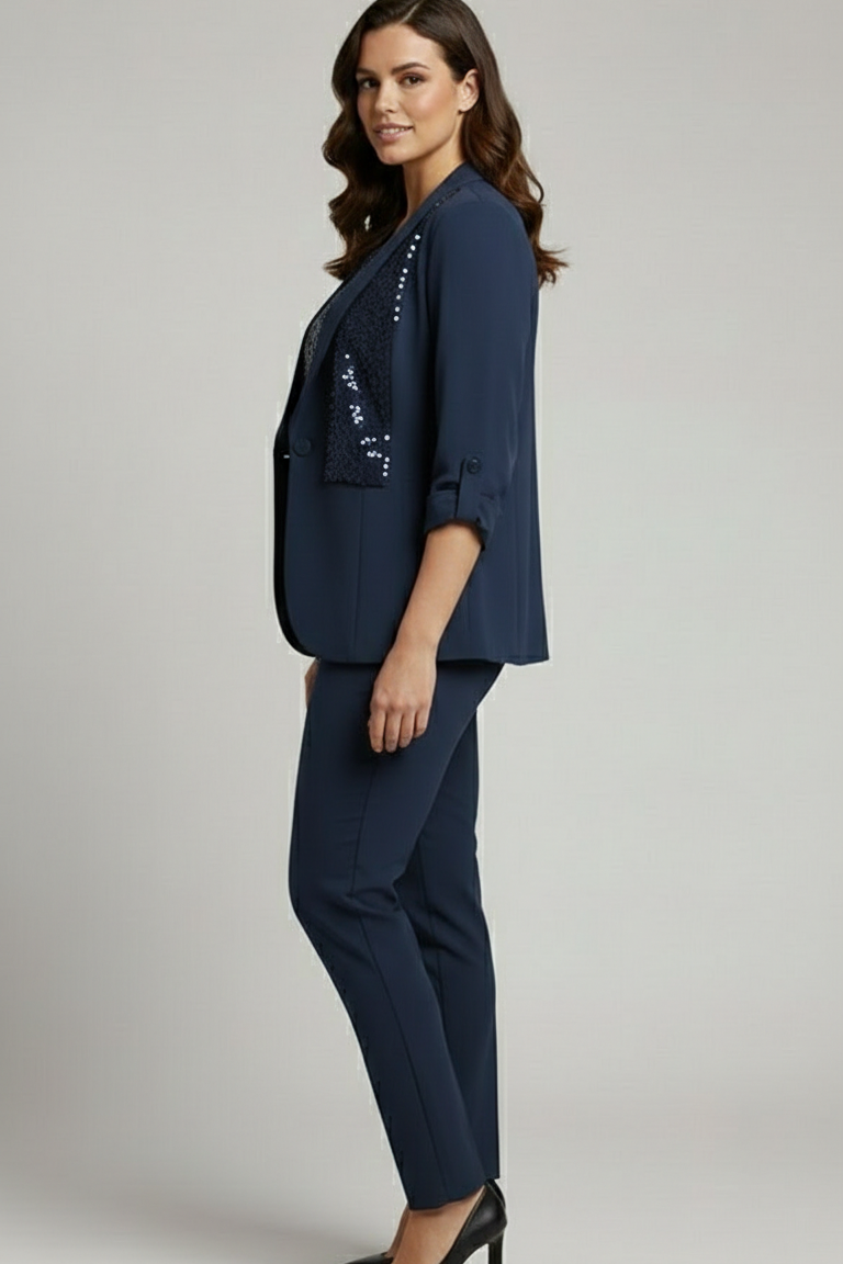 Completo 4 pezzi GILDA BLU SHARON 