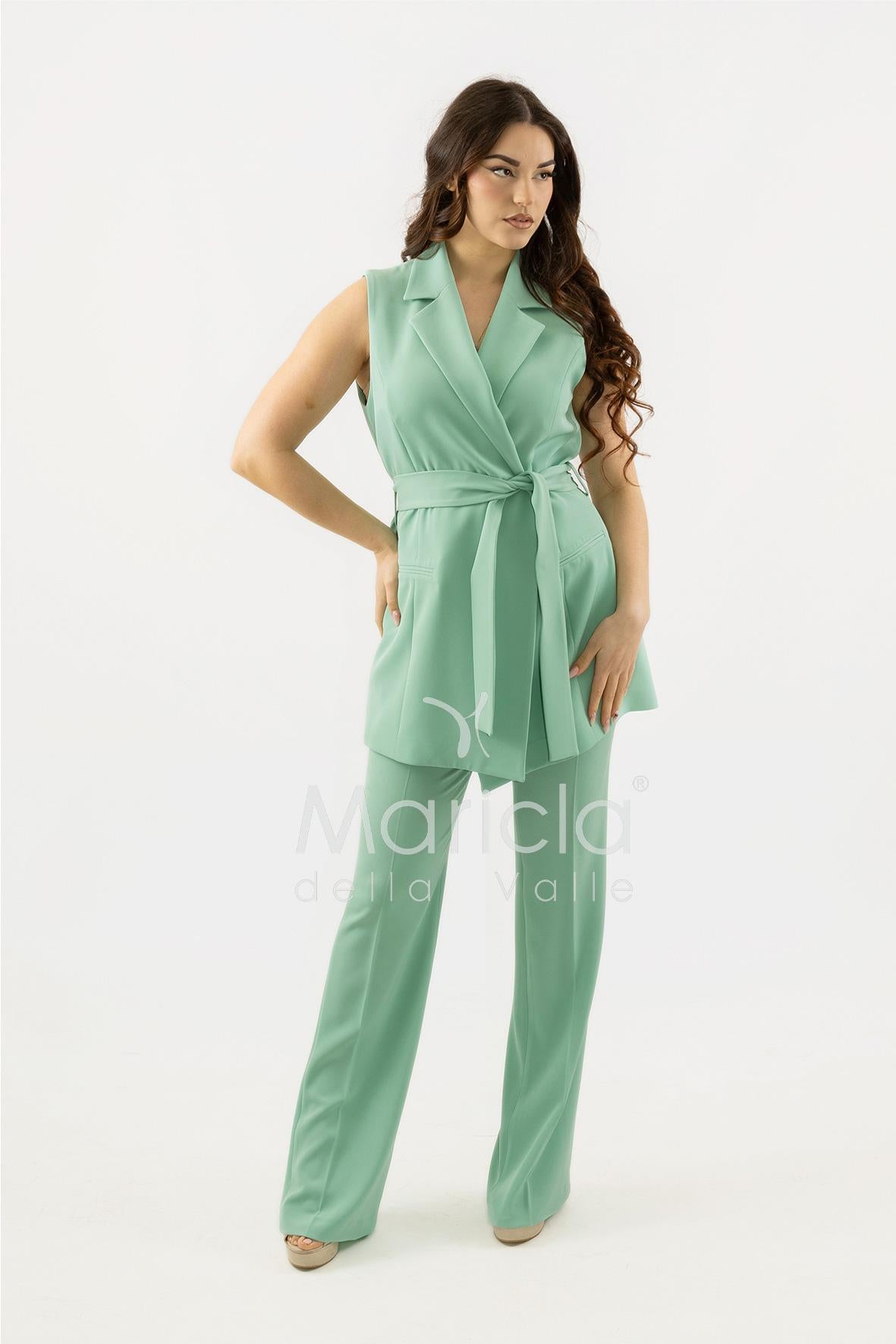 completo gilet e pantalone PF509CP MENTA SHARON 