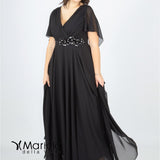 impero con fiore in vita PF216 NERO PAOLA FORTI 