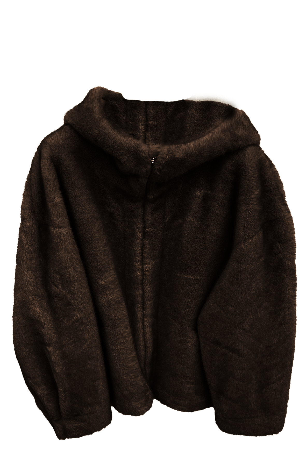 Giaccone in Pelliccia Ecologica oversize AZ6850 MORO MARICLA 