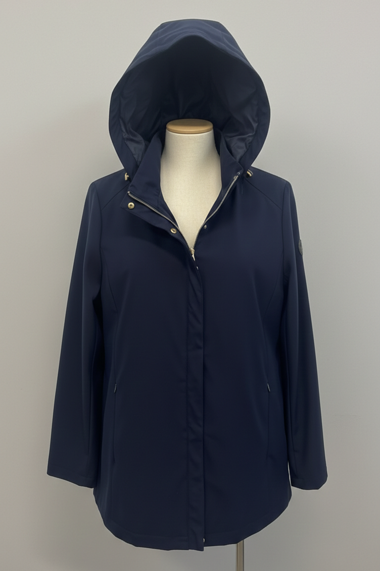 Parka Tecnico con Cappuccio ARTISTA BLU MARICLA 