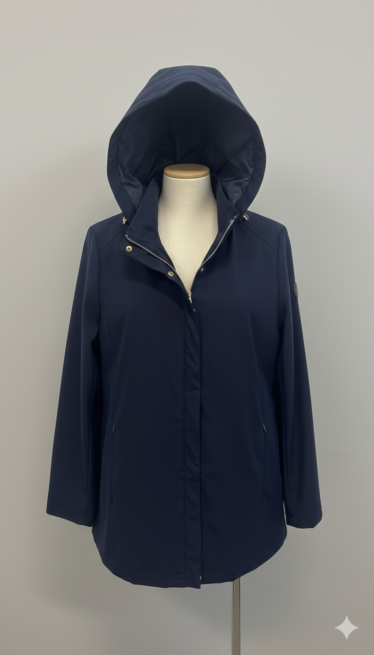 Parka Tecnico con Cappuccio ARTISTA BLU MARICLA 