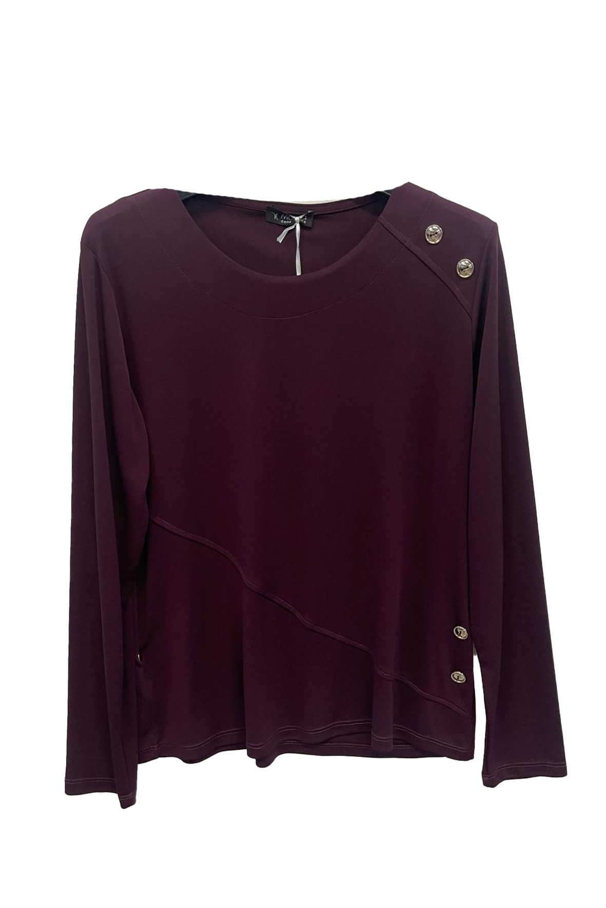 maglia con bottoni oro GR1436 AMARONE MARICLA 