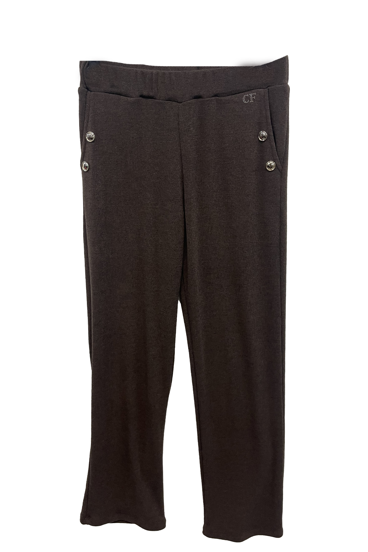 pantalone maglia bottoni CF70082 MORO CARLA FERRONI 