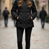 Giaccone piumino con cappuccio LIN3458 NERO LINDAS 