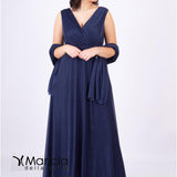 lungo fasce glitter BB28337 BLU MARICLA ELEGANCE 