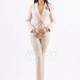 Completo Tailleur doppio Petto AD00499 NUDE MARICLA 