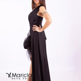 m/spalla drapp.later. AYN56136 NERO MARICLA ELEGANCE 
